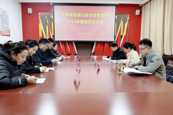 东平信息港公益协会党支部召开2024年度组织生活会暨民主评议党员会议 ...